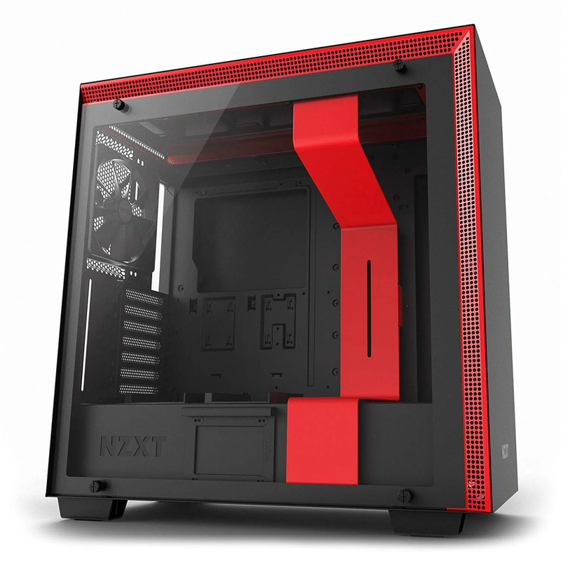 NZXT H700 ATX Mid Tower Case - Black/Red - صندوق